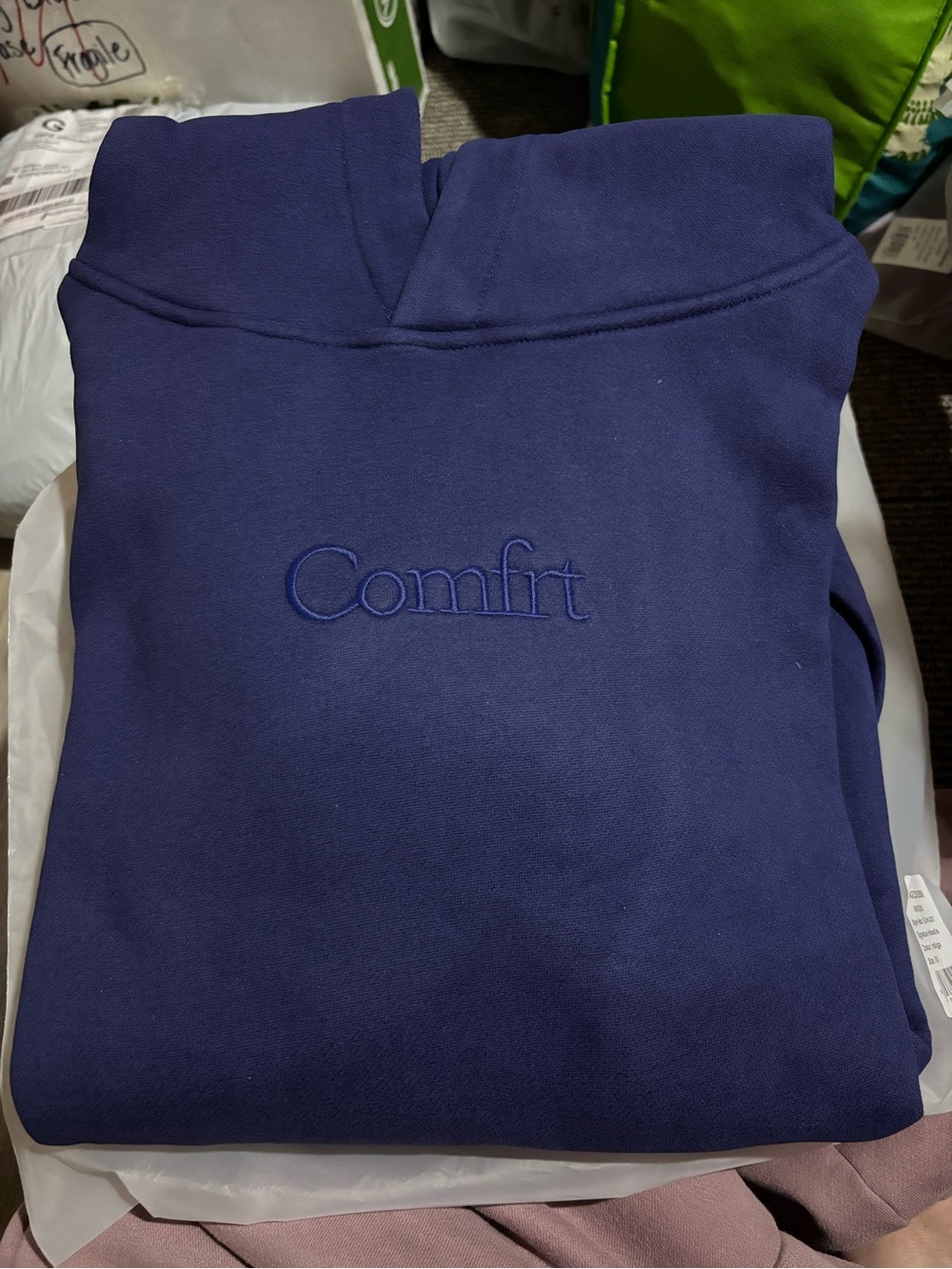 Comfort Signature Hoodie Indigo
